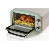 Ariete 3919 Elektryczny piekarnik Vintage, 800W, pojemność 10L, podwójne szkło, Retro, Zielony