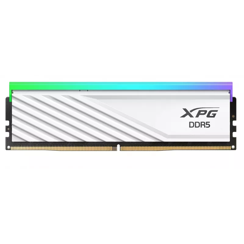 DIMM 32 GB DDR5-6000 (2x 16 GB) Dual-Kit, Arbeitsspeicher weiß, AX5U6000C3616G-DTLABRWH, XPG Lancer Blade RGB, INTEL XMP, AMD EXPO