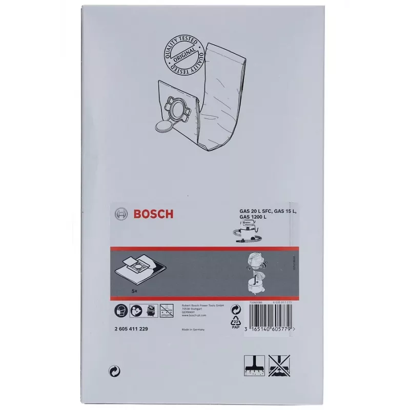 Bosch 2 605 411 229 akcesorium do odkurzacza przemysłowego Worek na kurz
