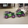 Monster Jam, Oficjalny Smash & Bash Grave Digger Zdalnie Sterowany Pojazd Do Użytku Wewnątrz i Na Zewnątrz, Skala 1:15, Naprawialny Monster Truck, Zabawki Dla Chłopców i Dziewczynek Od 4 Lat