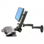 Ergotron 200 Series Combo Arm 61 cm (24 cale) Ściana Czarny