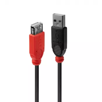 Lindy 5m USB 2.0 Active Extension cienki, 5 m, USB A, USB A, USB 2.0, 0.48 Gbit/s, Czarny