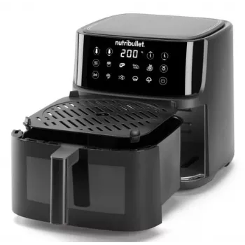 NutriBullet CrispLite Vision Pojedyncza 8 L Wolnostojąca 2000 W Frytkownica beztłuszczowa Czarny