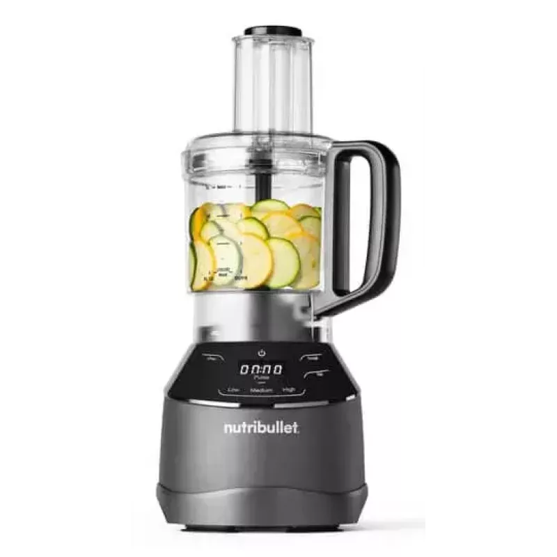 Robot kuchenny NUTRIBULLET NBF580B — 1500 W, misa 1,8 L, czarny, ostrza ze stali nierdzewnej