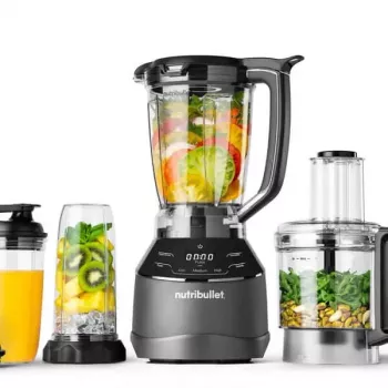 Robot kuchenny NUTRIBULLET NBF580B — 1500 W, misa 1,8 L, czarny, ostrza ze stali nierdzewnej