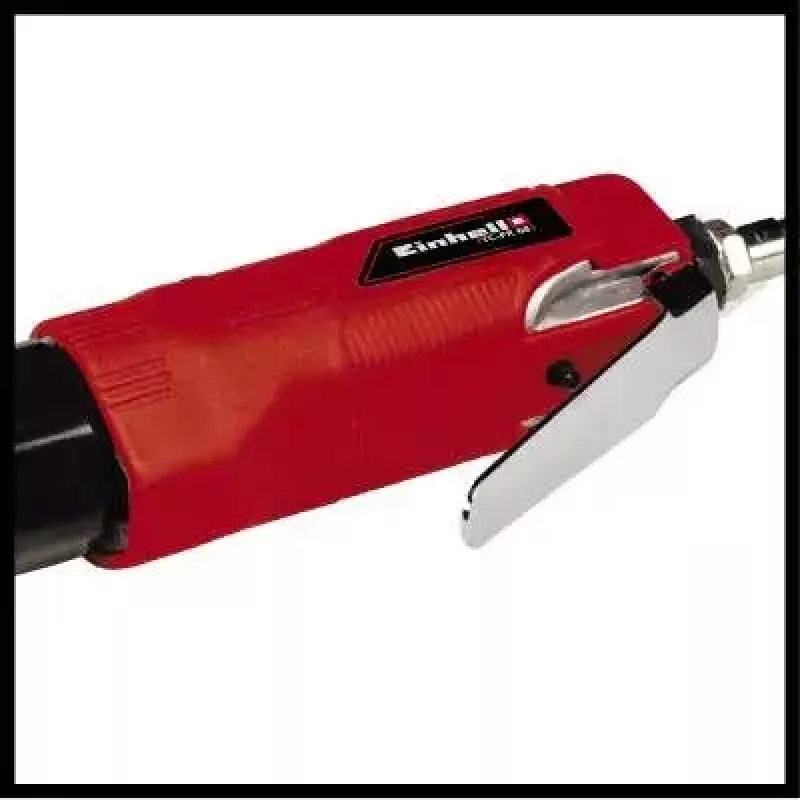 Wkrętarka pneumatyczna EINHELL TC-PR 68 — pneumatyczna, moment obrotowy 68 N·m, 160 obr./min, uchwyt prosty, 7 bitów, 252×350×83 mm, czarno-czerwona