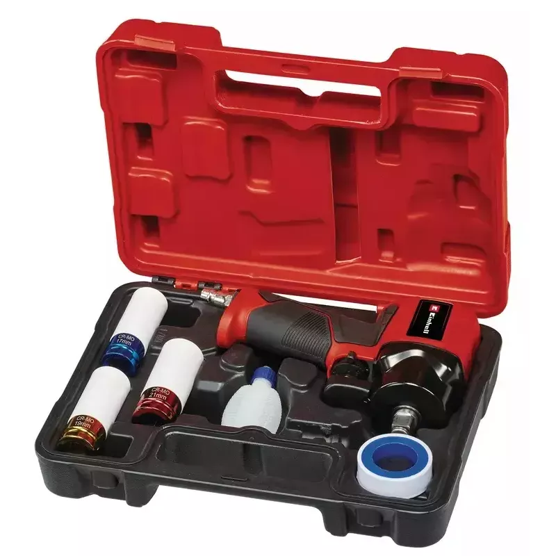 Klucz udarowy pneumatyczny Einhell TC-PW 610 9000 RPM 610 N⋅m czarny czerwony