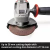 Szlifierka kątowa Einhell Power X-Change TE-AG 18/115-2 Li - Solo 18 Volt