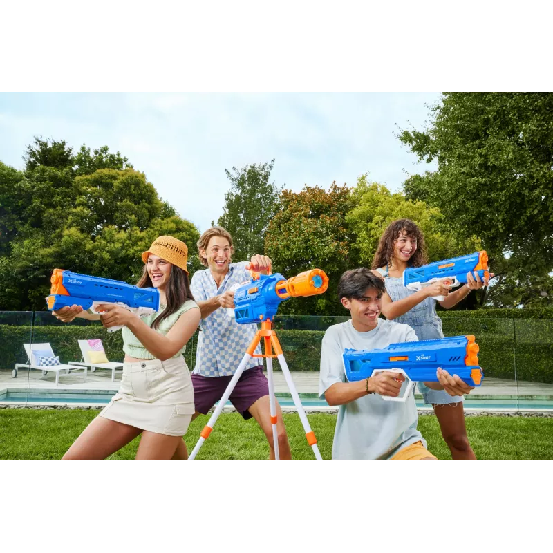 Zuru water blaster Mega Pulse Motor Soaker XSHOT — zasilany bateriami zmotoryzowany blaster wodny (model 118159)