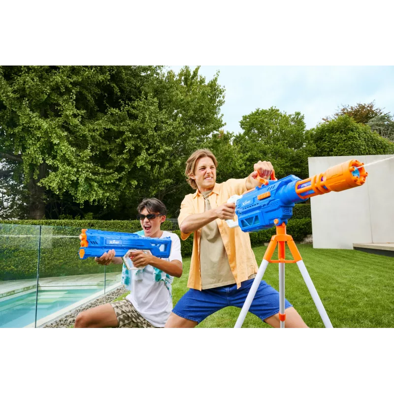 Zuru water blaster Mega Pulse Motor Soaker XSHOT — zasilany bateriami zmotoryzowany blaster wodny (model 118159)