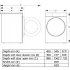 Pralka Gorenje WPNEI84A1TS ładowana od frontu 8 kg 1400 obr./min biała
