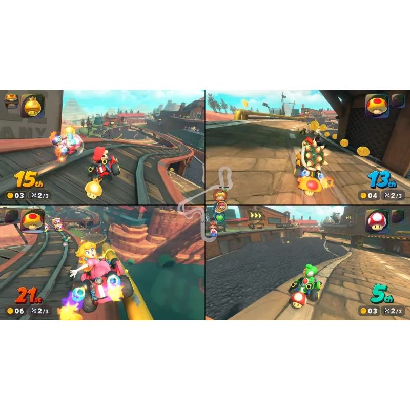 Nintendo Mario Kart World Standard uproszczony chiński, niemiecki, angielski, hiszpański, francuski, włoski, japoński, koreański, portugalski, rosyjski Nintendo Switch 2