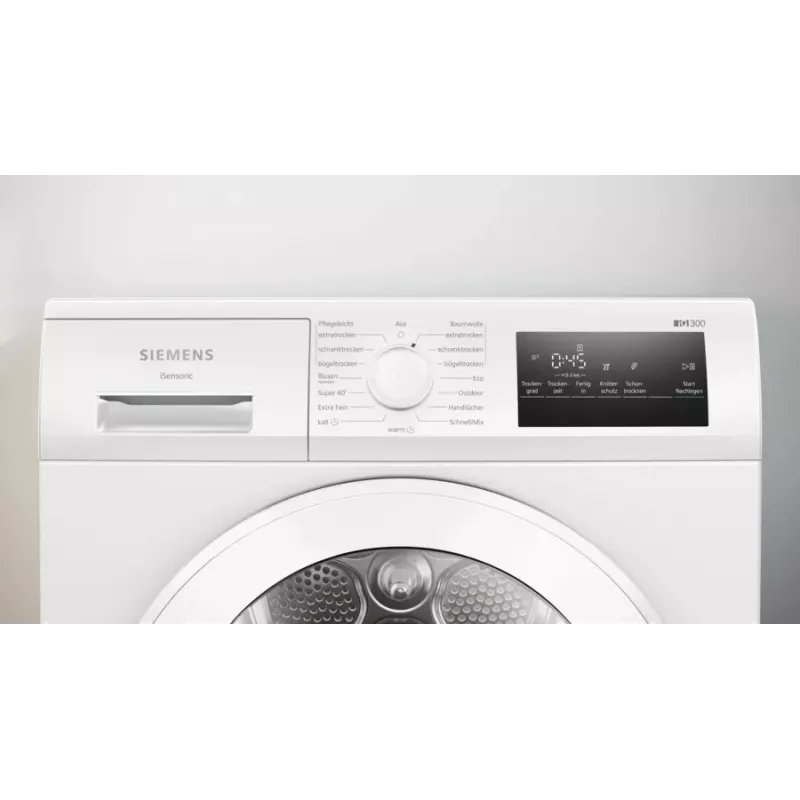Suszarka Siemens iQ300 WT45HVA4 Wolnostojąca Ładowana od przodu 8 kg Biała