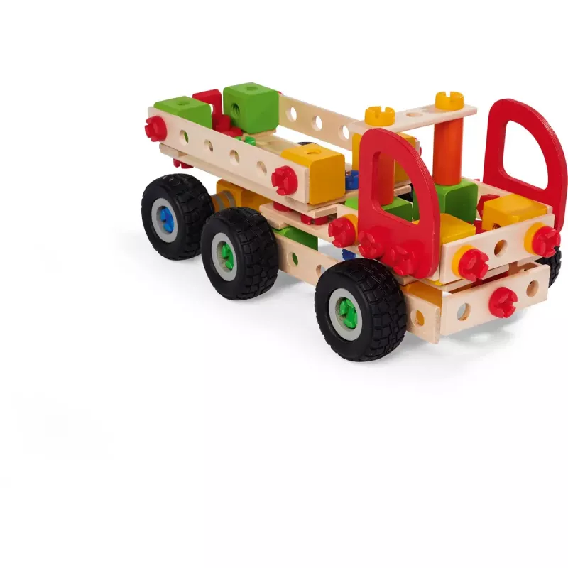 Zestaw konstrukcyjny Simba-Dickie Eichhorn Constructor Trucks — 135 elementów, części pojazdów i klocki do budowania