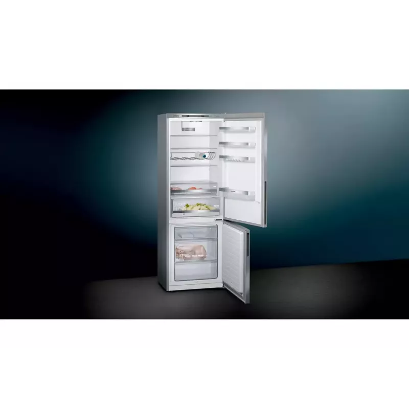 Siemens KG49EAICA lodówko-zamrażarka Wolnostojąca 419 l Stal nierdzewna