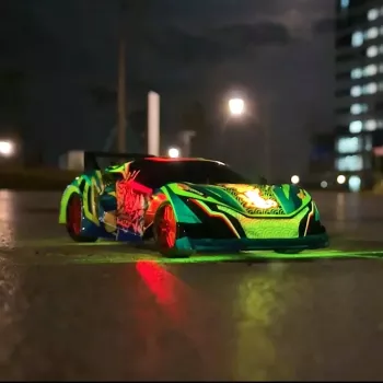 Samochód zdalnie sterowany Simba-Dickie Dickie RC Laser Samurai 1:20