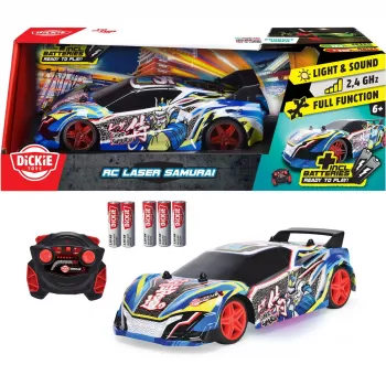 Samochód zdalnie sterowany Simba-Dickie Dickie RC Laser Samurai 1:20
