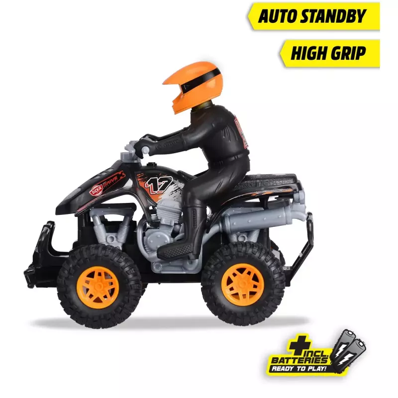 Zdalnie sterowany quad terenowy Simba‑Dickie w skali 1:18, zabawkowy quad RC, zasilany bateriami
