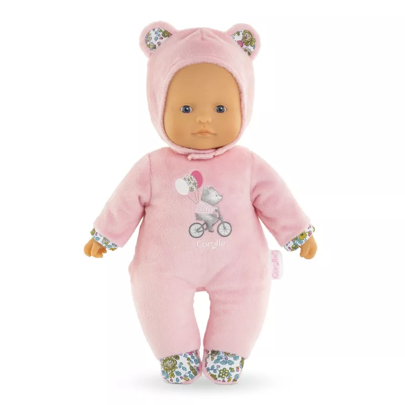 Pluszowa zabawka miś Simba-Dickie Corolle Mon Doudou Corolle Sweetheart różowa — przytulanka ukojenie