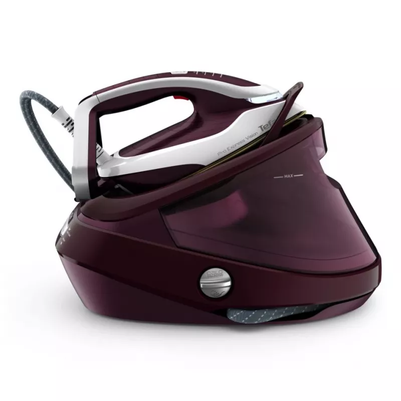 Tefal Pro Express Vision GV9810 3000 W 1,1 l Stopa Durilium AirGlide Autoclean Czerwony, Biały