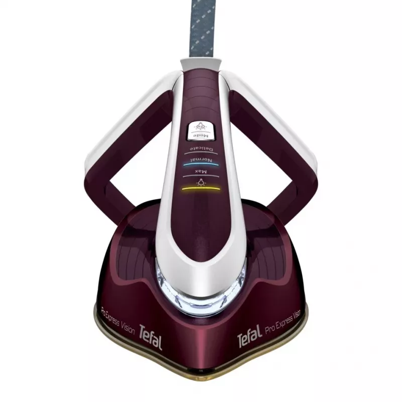Tefal Pro Express Vision GV9810 3000 W 1,1 l Stopa Durilium AirGlide Autoclean Czerwony, Biały