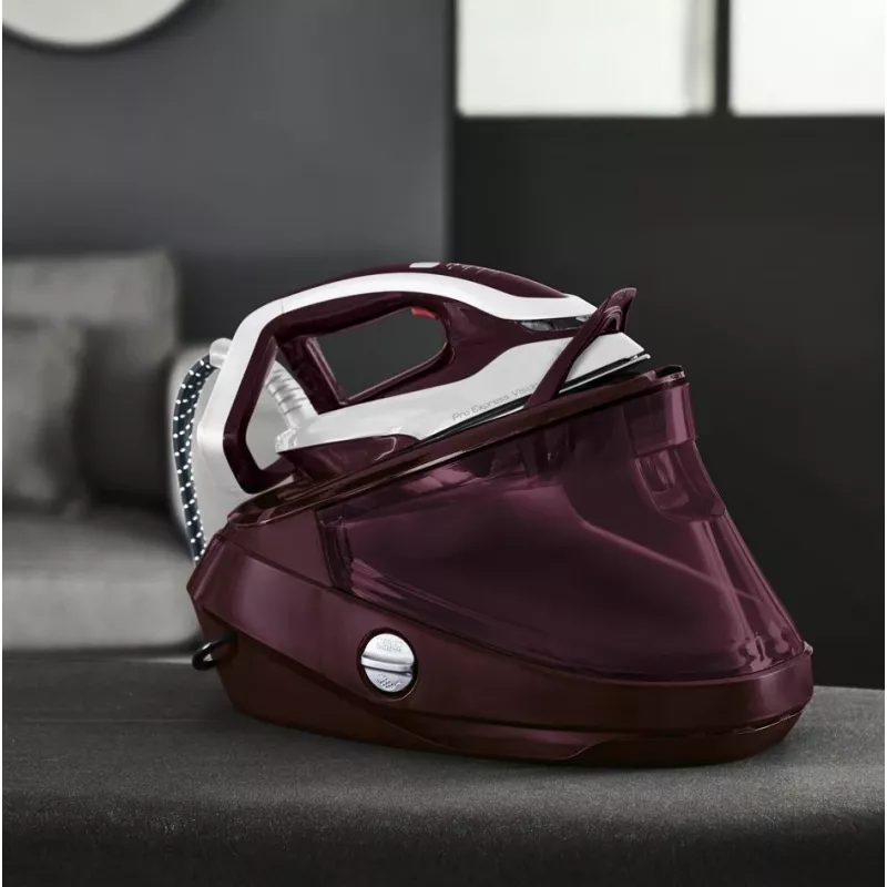 Tefal Pro Express Vision GV9810 3000 W 1,1 l Stopa Durilium AirGlide Autoclean Czerwony, Biały