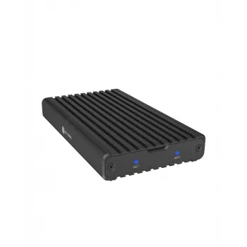 ICY BOX IB-2817M-C32 obudowa na dysk SSD Czarny M.2