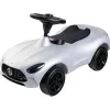 Samochodzik do jeżdżenia Simba-Dickie BIG Mercedes-AMG GT w kolorze srebrno-czarnym – pojazd dla dzieci na odpychanie/pedałowanie
