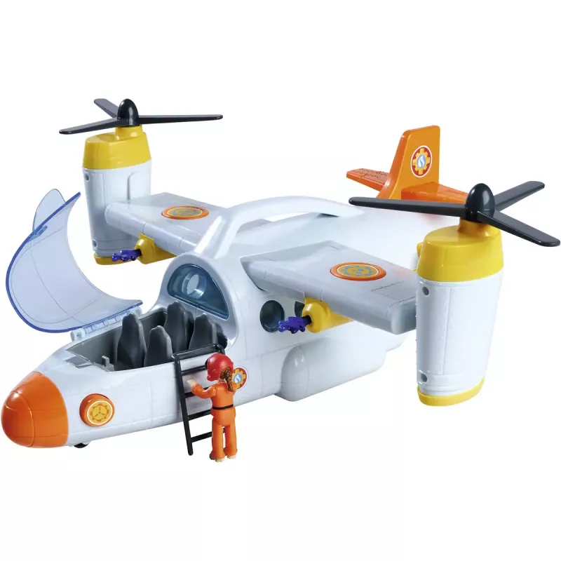 Pojazd-zabawka Simba‑Dickie Fireman Sam Fire Swift model samolotu ratowniczego 109252615, dziecięcy samolot do zabawy