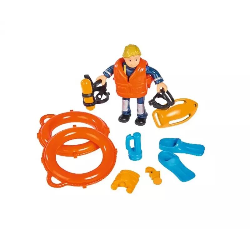 Łódka zabawkowa Simba-Dickie Fireman Sam Neptun z figurką — pojazd do zabawy