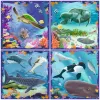 Puzzle Ravensburger UP! Sea Creatures — zestaw 64, 72, 81, 90 elementów
