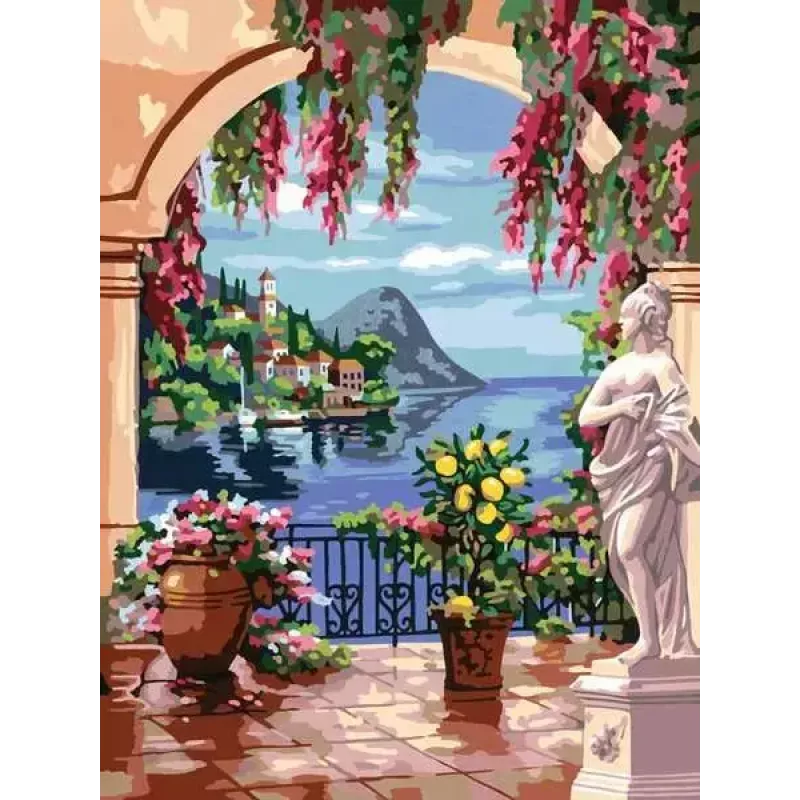 Puzzle Ravensburger CreArt Premium Lago Maggiore, motyw malarski, model 25963