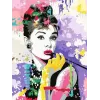 Zestaw do malowania puzzli Ravensburger CreArt Premium — Audrey Hepburn (Ravensburger 25526)