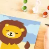 Zestaw do malowania Ravensburger CreArt Mały Lew – zestaw do malowania po numerach dla dzieci