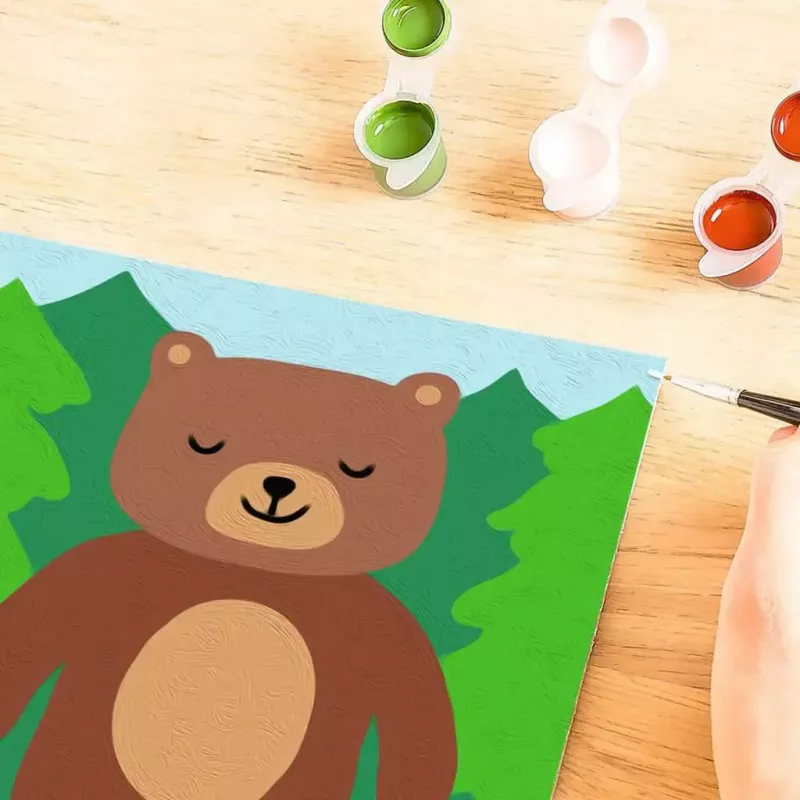 Zestaw do malowania Ravensburger CreArt — Little Bear od Ravensburger (model 23987) zestaw malarski