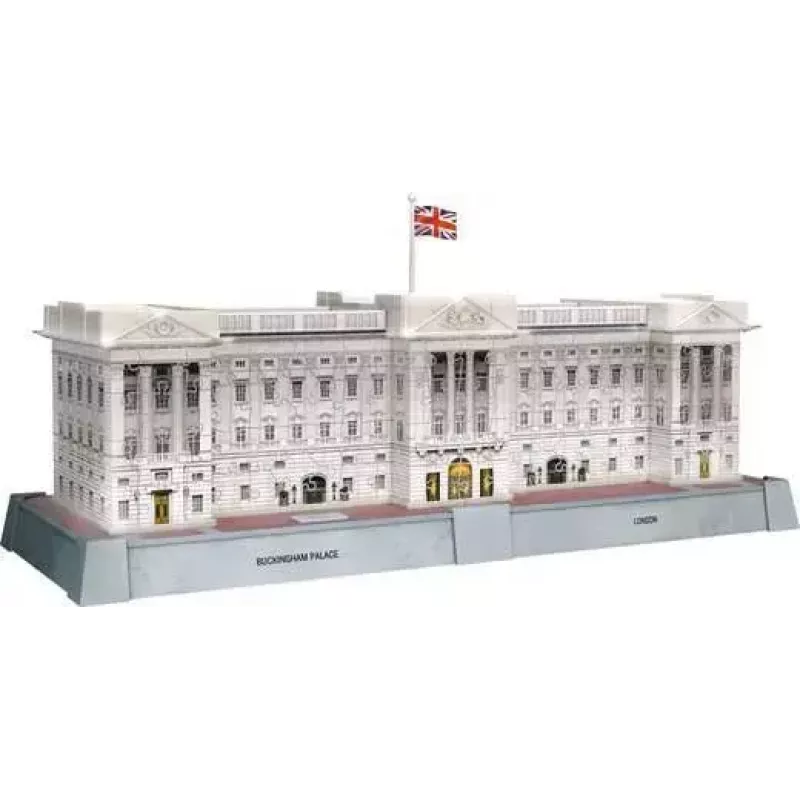 Puzzle 3D Ravensburger Iconics Buckingham Palace z oświetleniem, 216 elementów