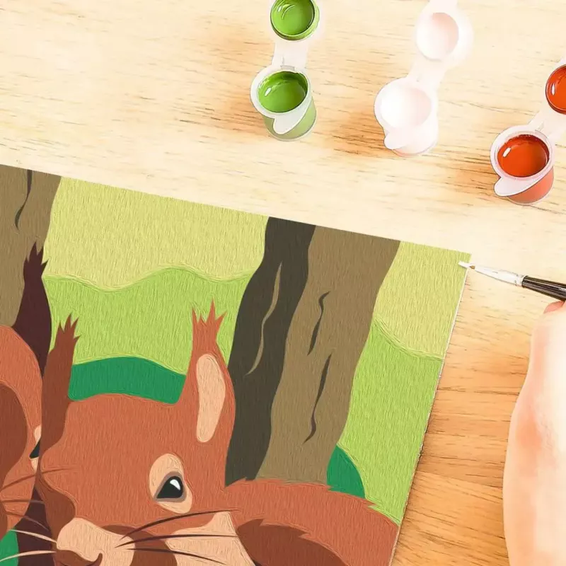 Zestaw do malowania Ravensburger CreArt - Cuddling Squirrels (model 25882) od Ravensburger