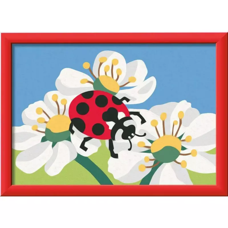 Ravensburger CreArt painting kit – ladybug motif, craft painting set