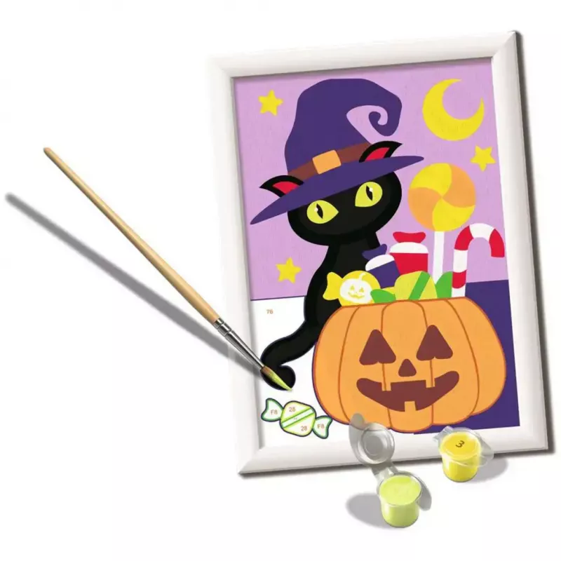 Zestaw malarski Ravensburger CreArt — „Trick or Treating” (tematyczny zestaw do malowania dla dzieci)