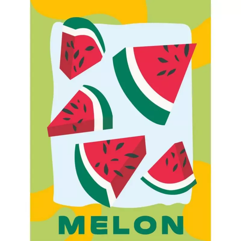 Zestaw do malowania po numerkach Ravensburger CreArt – Melony (wzór), Ravensburger 25516