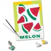 Zestaw do malowania po numerkach Ravensburger CreArt – Melony (wzór), Ravensburger 25516