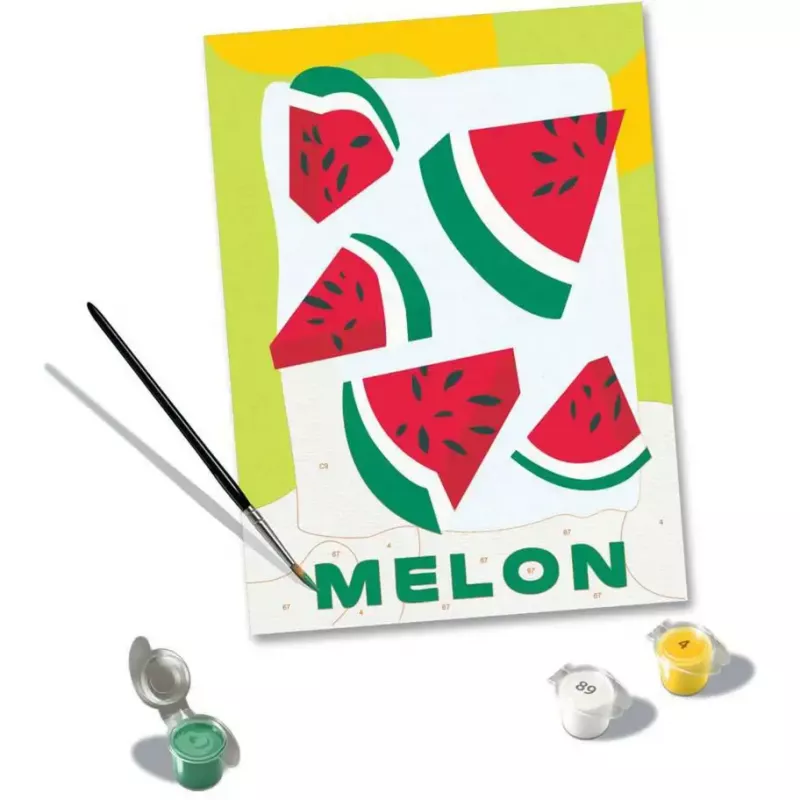 Zestaw do malowania po numerkach Ravensburger CreArt – Melony (wzór), Ravensburger 25516