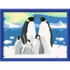 Zestaw do malowania Ravensburger CreArt Penguin Family – malowanie po numerach, model 25888