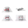 Namiot tunelowy High Peak Meran 5.0 5-osobowy zielony jasnoszary