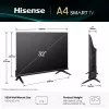 Hisense 32E4QT 81,3 cm (32 cale) telewizor HD Smart TV Wi-Fi czarny