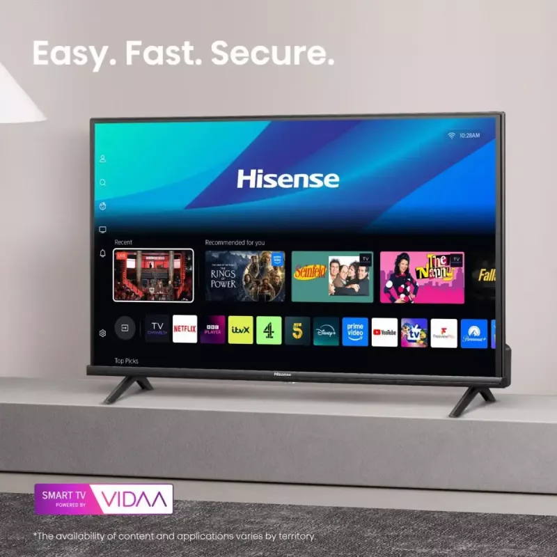 Hisense 40E4QT 101,6 cm (40 cali) Full HD Smart TV Wi-Fi czarny