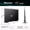 Hisense 58E77Q 147,3 cm (58 cali) 4K Ultra HD Smart TV Wi-Fi Czarny
