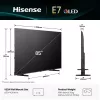 Hisense 85E77Q 2,16 m (85 cali) Telewizor Smart TV 4K Ultra HD Wi-Fi Czarny