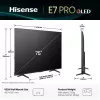 Hisense 75E77Q PRO 190.5 cm (75 cali) 4K Ultra HD Smart TV Wi-Fi Czarny