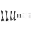 Wentylator obudowy komputerowej THERMALTAKE Matcha zielony CT120 120mm, 500–2000 RPM, 1.87 mmH2O, szary, 2 szt.